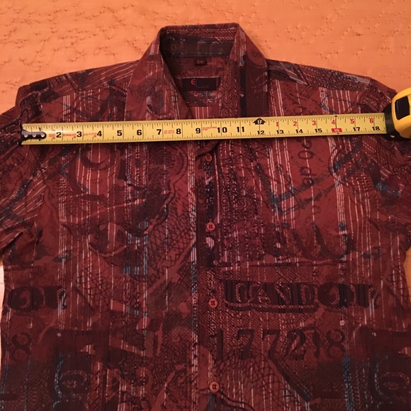 Designer Long Sleeve Shirt. Small - Picture 6 of 12